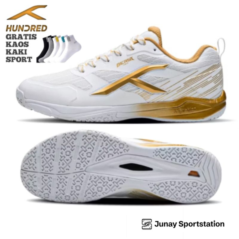 Hundred BEAST MAX badminton shoes-sepatu badminton original hundred