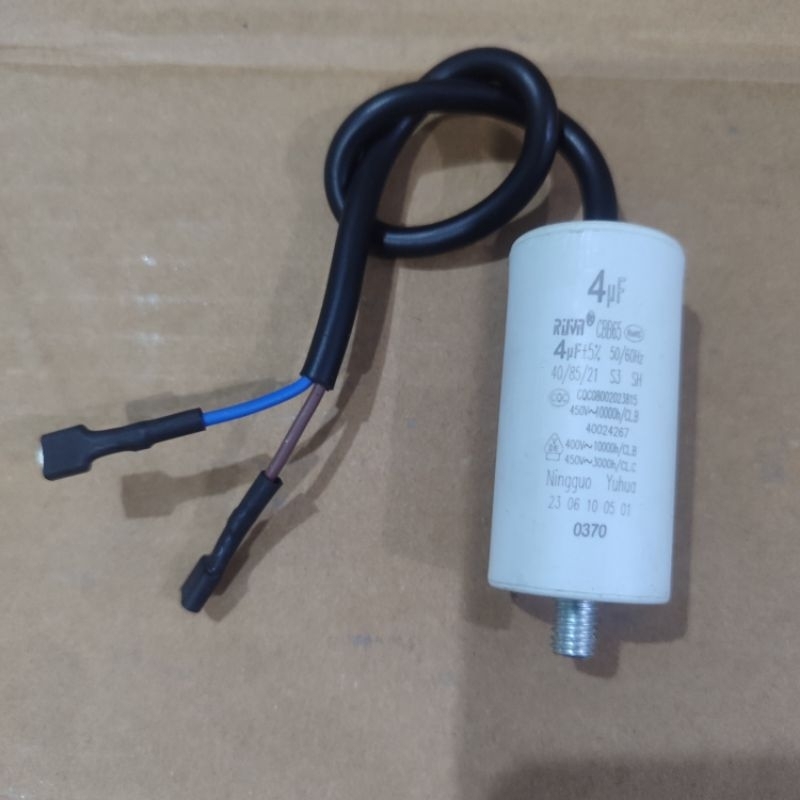 Capacitor Starting Kompresor Kulkas Showcase 4uf Original