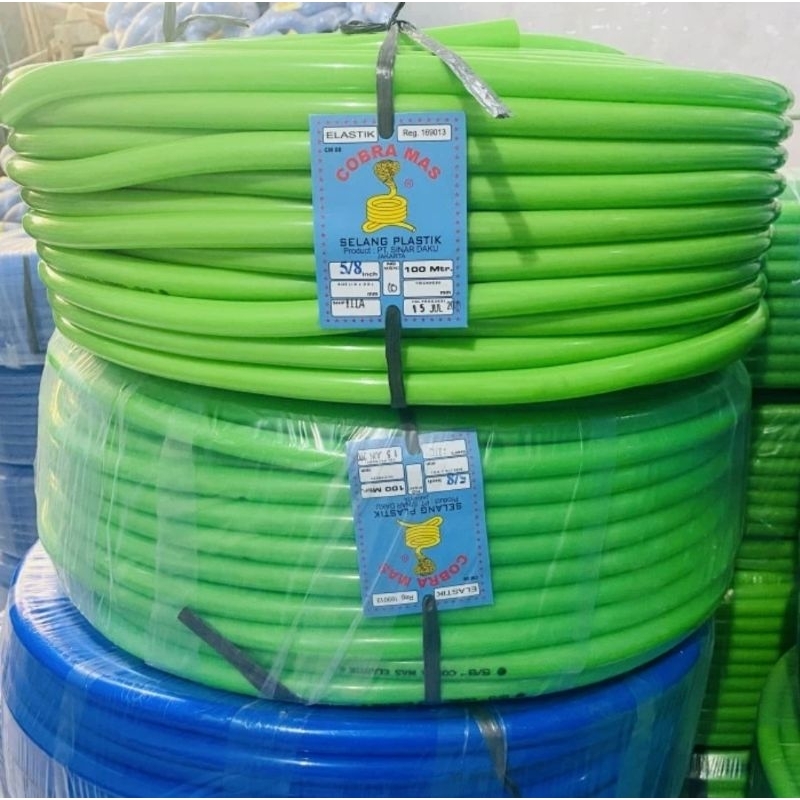 Selang Air 5/8" COBRA MAS / Selang Elastis Cobra Mas Harga Per Rol 100 meter
