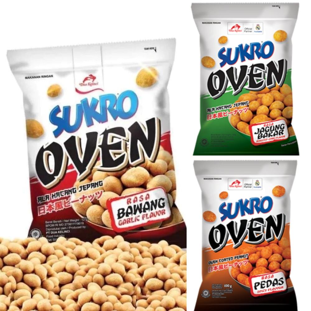 

Sukro Oven Dua Kelinci 100gr | Kacang Atom Panggang Cemilan Snack Halal