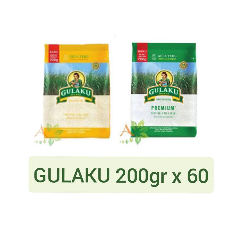 Gulaku 200gr per dus isi 60 bungkus