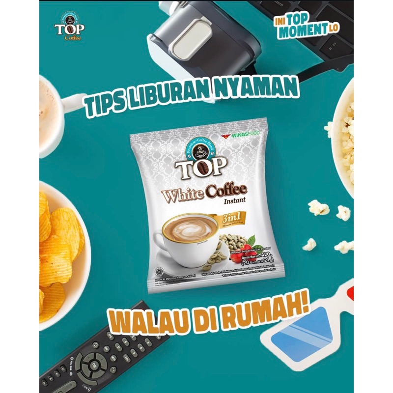 

Top Coffe White Isi 12 Sachet ( 12 x 21gr )