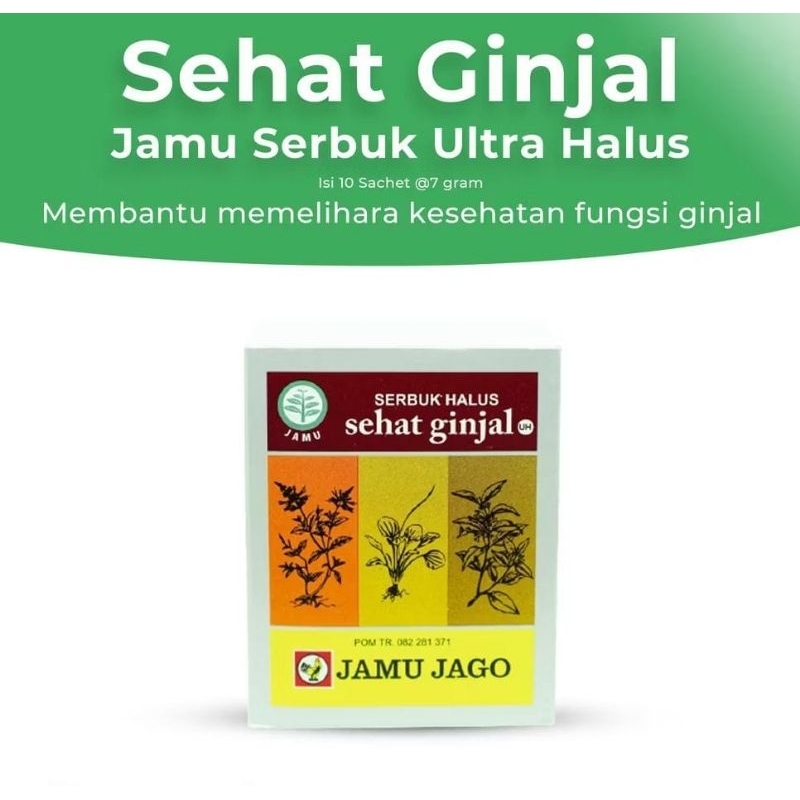 

sehat ginjal jamu jago isi 10 pcs