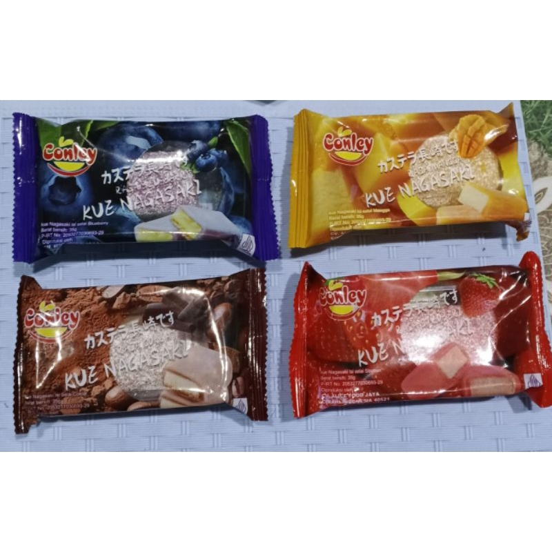 

Kue mochi Nagasaki berat 35gr mochi kue bolu cemilan makanan lembut berbagai macam rasa selai halal termurah