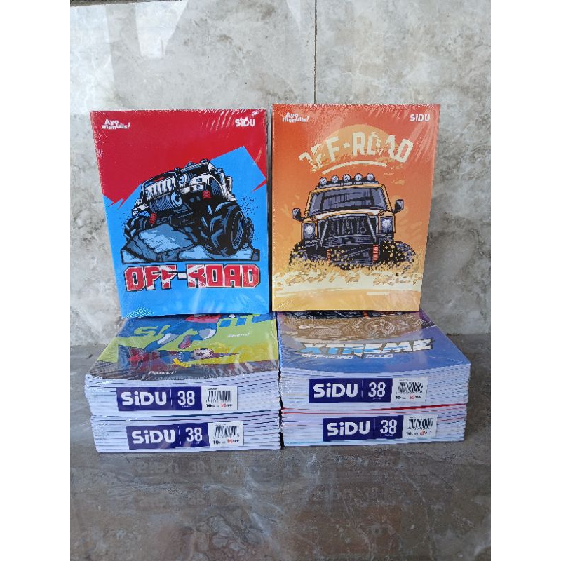 

Buku Tulis SIDU isi 38 lembar (motif random)
