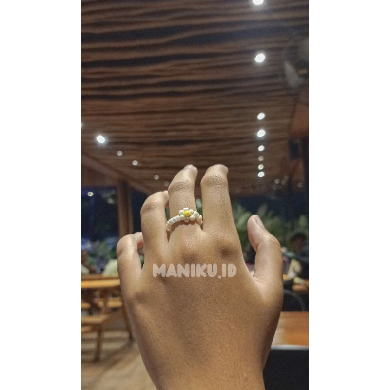 MANIKU.ID Cincin daisy Sunflower/Cincin Manik Kpop