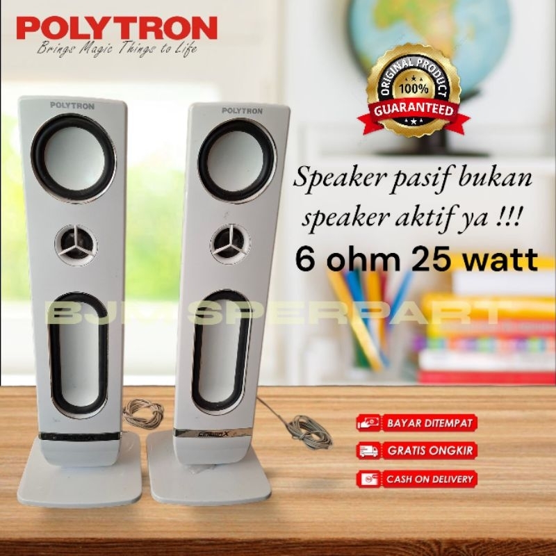 speaker pasif polytron bekas tv led polytron 24 inch sampai 32 inch (BEKAS) original