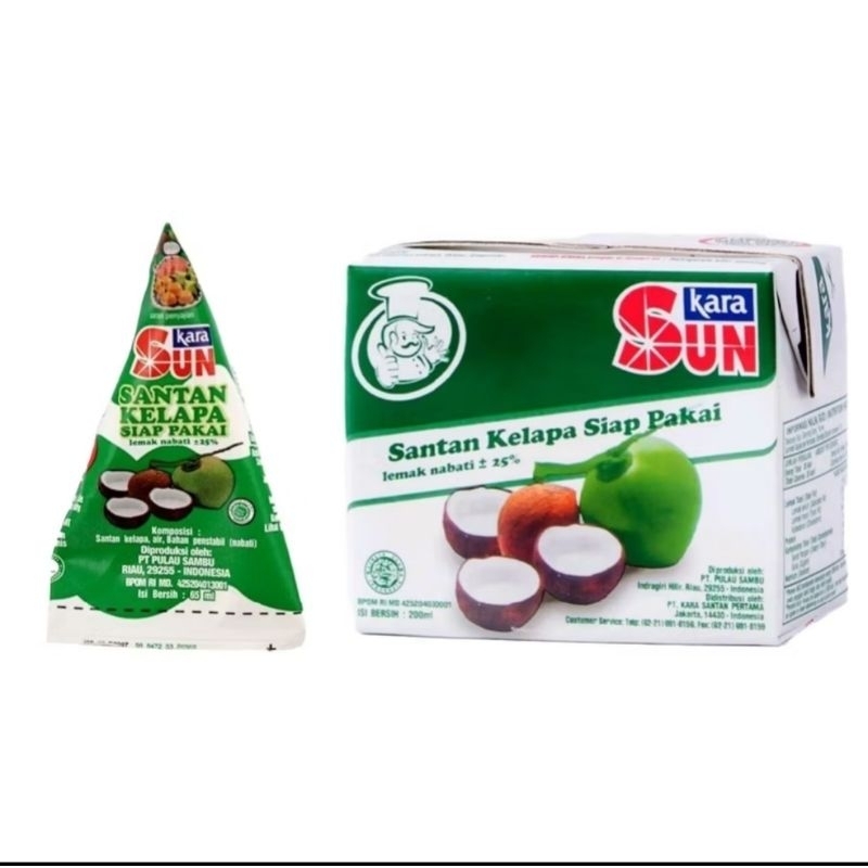 

SUN KARA SANTAN KELAPA CAIR INSTANT 65ML 200ML