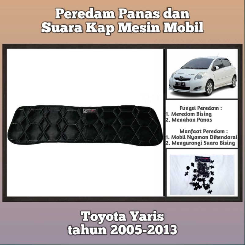 Sigma Peredam panas kap mesin mobil Toyota Yaris oval / bakpau