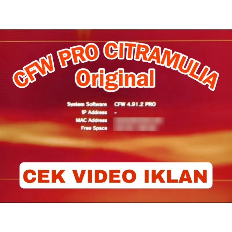 Sofware Firmware CFW 4.91.2 PRO- HFW 4.89.2 PRO Citra Mulia CM - game ps3 cfw hfw hen gembox bitbox