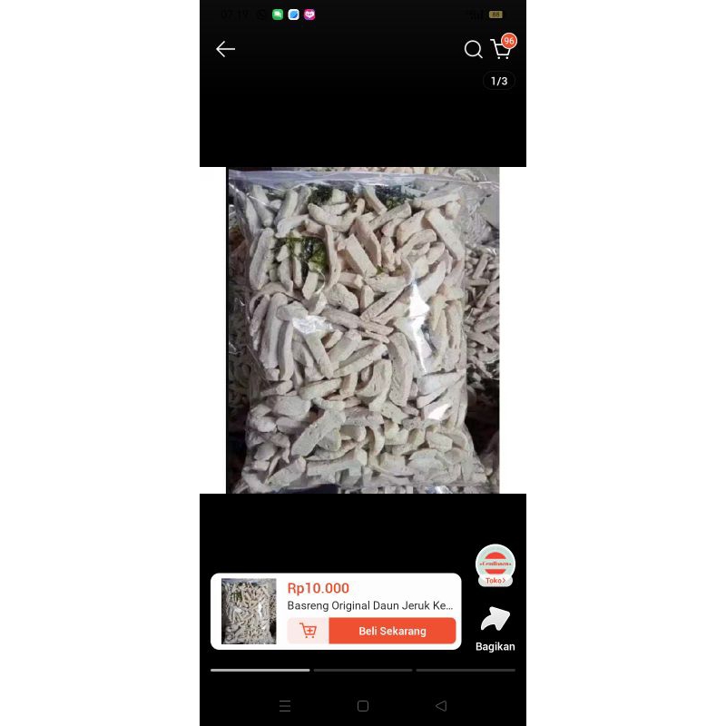 

Ygshop17 Basreng Origina Daun Jeruk Renyah Dan Gurih Kemasan 1Kg