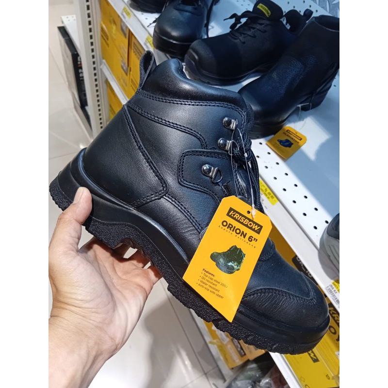 Sepatu Pengaman/Safety Shoes Orion 6inc - Krisbow Original 100%