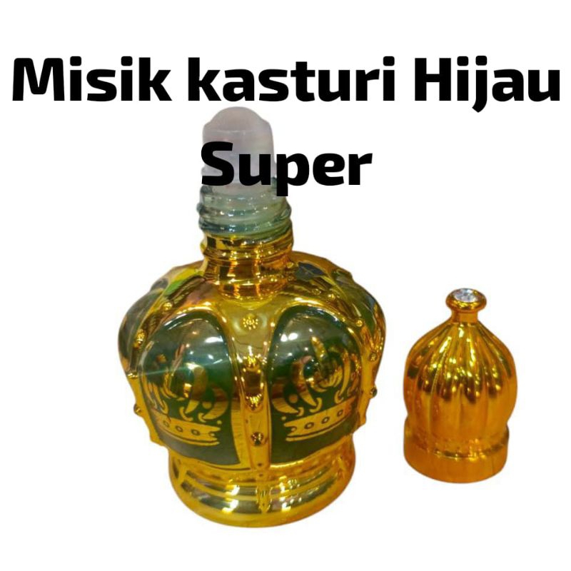 MINYAK KASTURI HIJAU SUPER 15MILI ORIGINAL