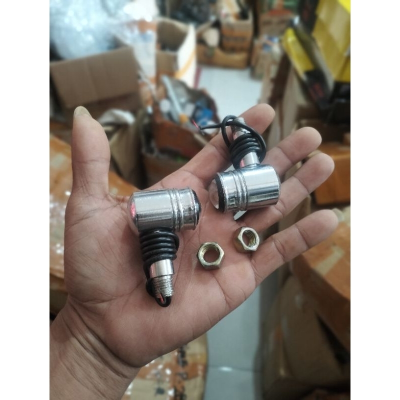 riting LED sein riting LED mata elang riting MINI besi CROOM set kanan kiri