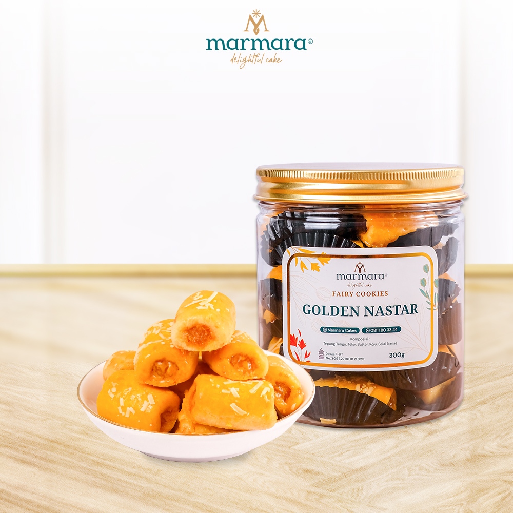 

Marmara Cakes - Mini Fairy Cookies - Golden Nastar