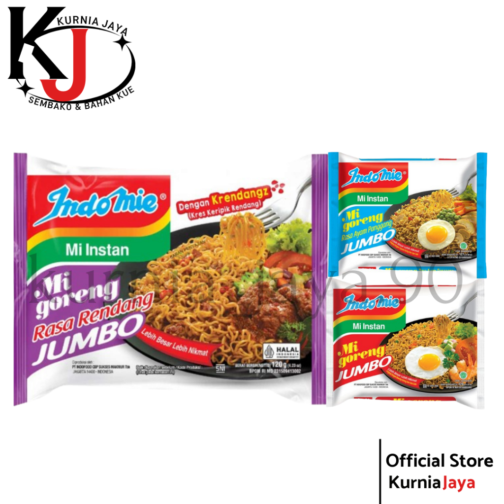 

[ INDOMIE ] Mie Instan Jumbo Goreng, 2pcs
