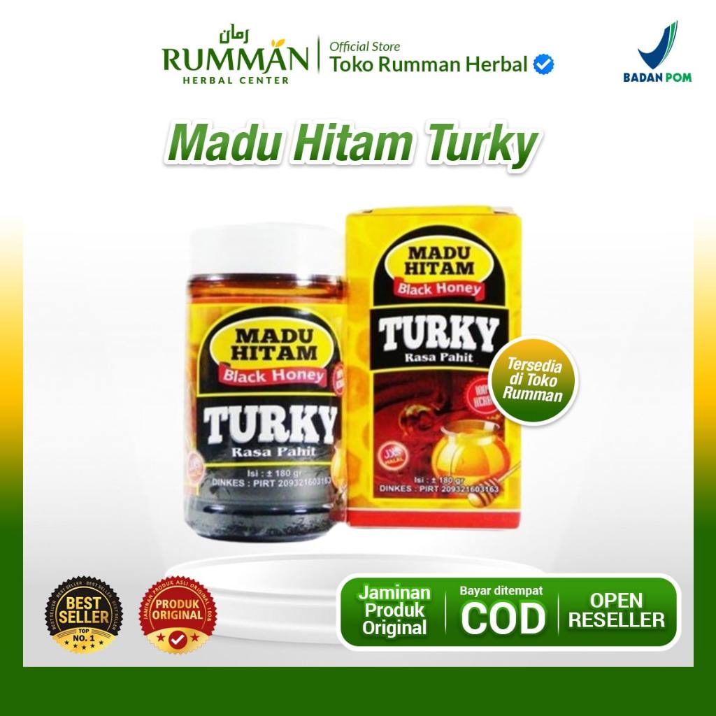 

Madu Hitam Turky Rasa Pahit - Black Honey 420gr