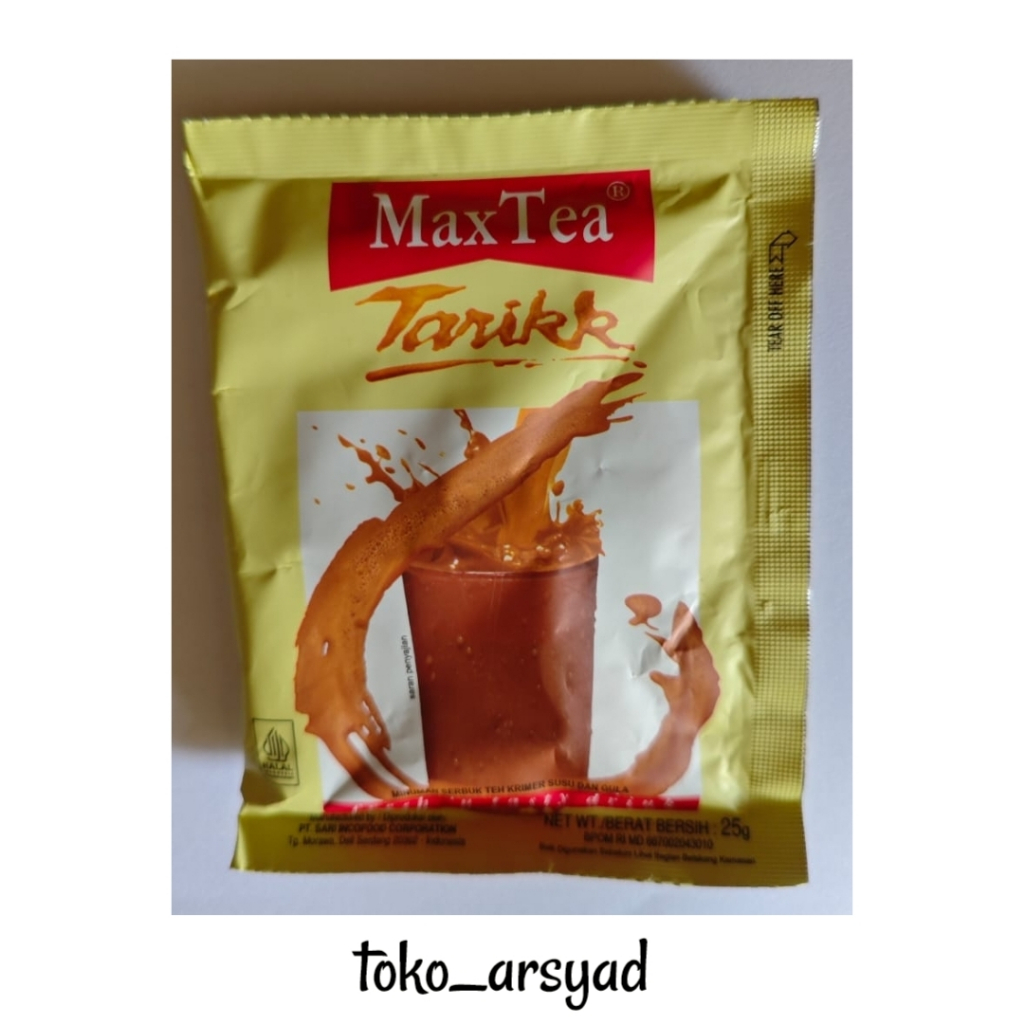 

Max Tea Teh Tarik Sachet 25 gr