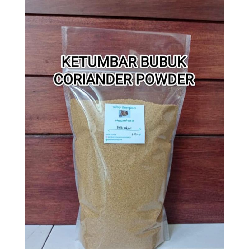

rempah-rempah coriandrr bubuk siap saji