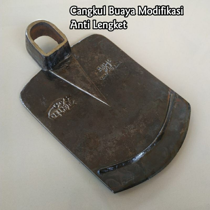 Tumbas Tani Cangkul Modifikasi Citak Pabrik Buaya Original Asli Anti Lengket Sudah Ada Gigi Di Depan