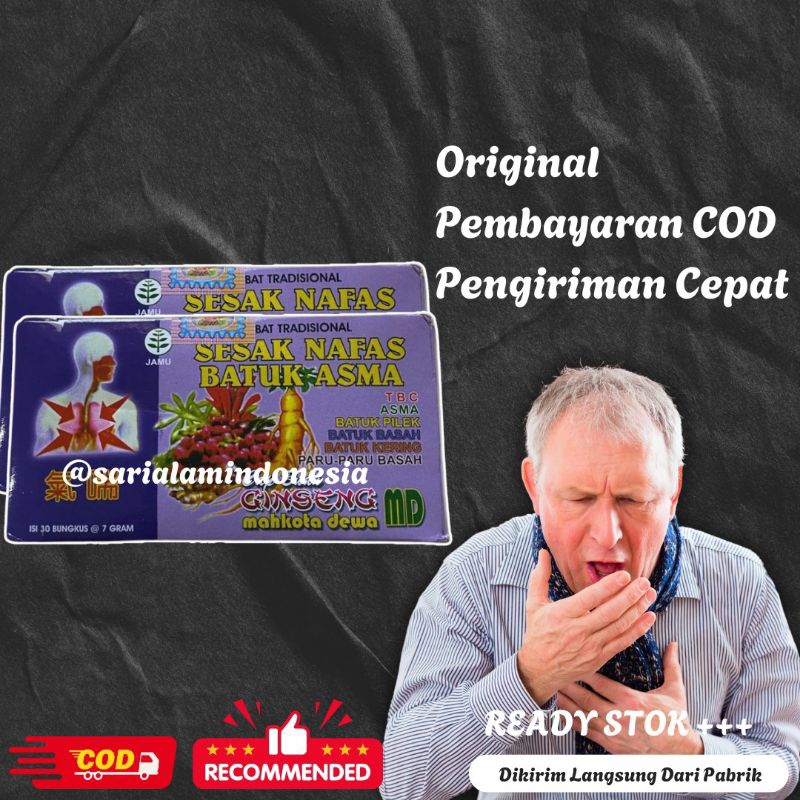 

Mahkota Dewa Serbuk Original Sesak Nafas Batuk Asma Kemasan Ungu