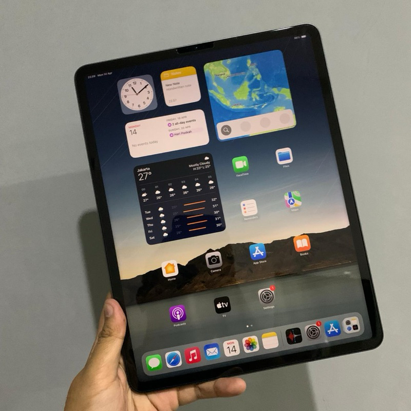 Ipad Pro 2021 M1 12.9inch Gen 5 128GB Wifi  FULLSET MURAH