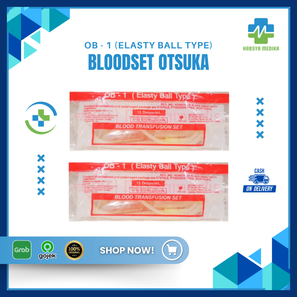 Bloodset Otsuka – Selang Transfusi Darah Steril Sekali Pakai