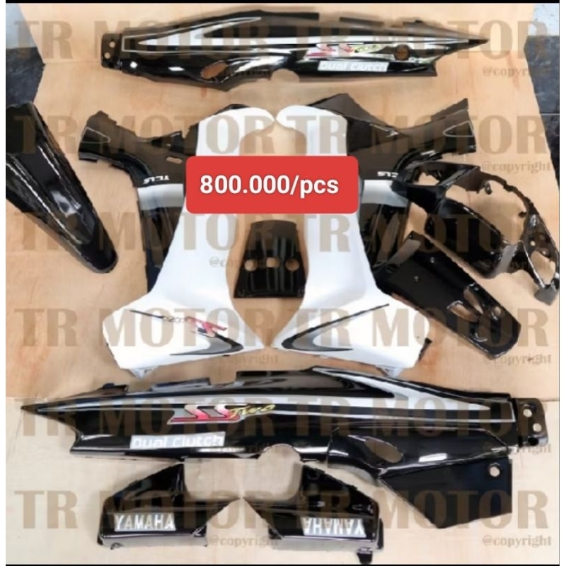 fizr body set halus Yamaha fizr Sstwo hitam putih