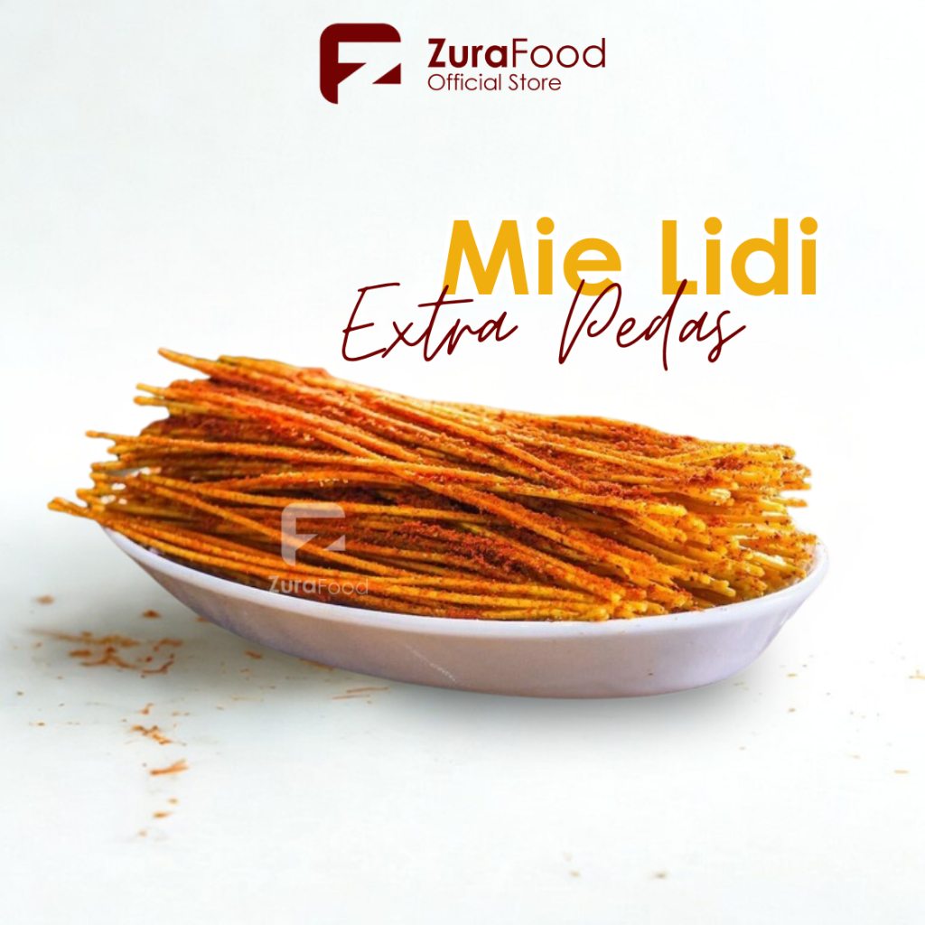 

Zura Food Mie Lidi Pedas 1 kg - Makanan Ringan Snack Kiloan Halal Premium