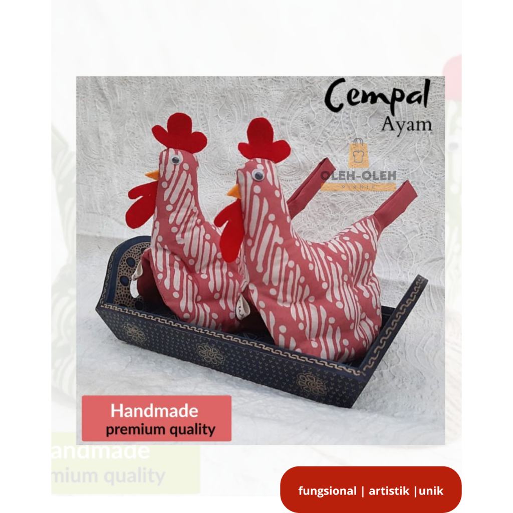 OLEH-OLEH PIKNIK KERAJINAN BATIK  | CEMPAL AYAM LUCU AESTETIC