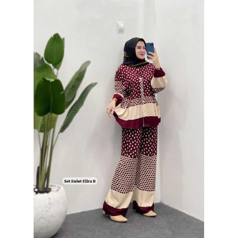 Set kulot elira rayon premium