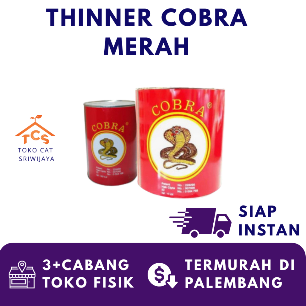 THINNER MERAH COBRA 4 LITER