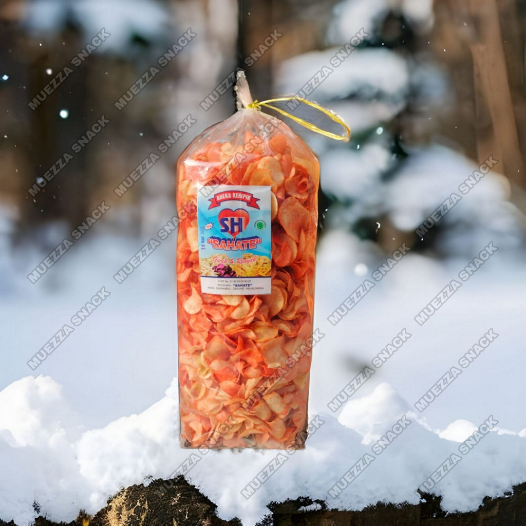 COD Keripik/Kripik Singkong Rasa Balado Pedas Kering Termurah Isi 1 Kg