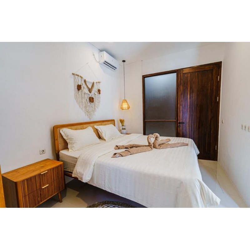 sprei linen/sprei putih bahan katun tanpa sarban