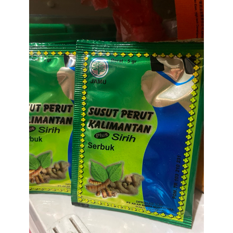

jamu susut perut Kalimantan 10 sachet