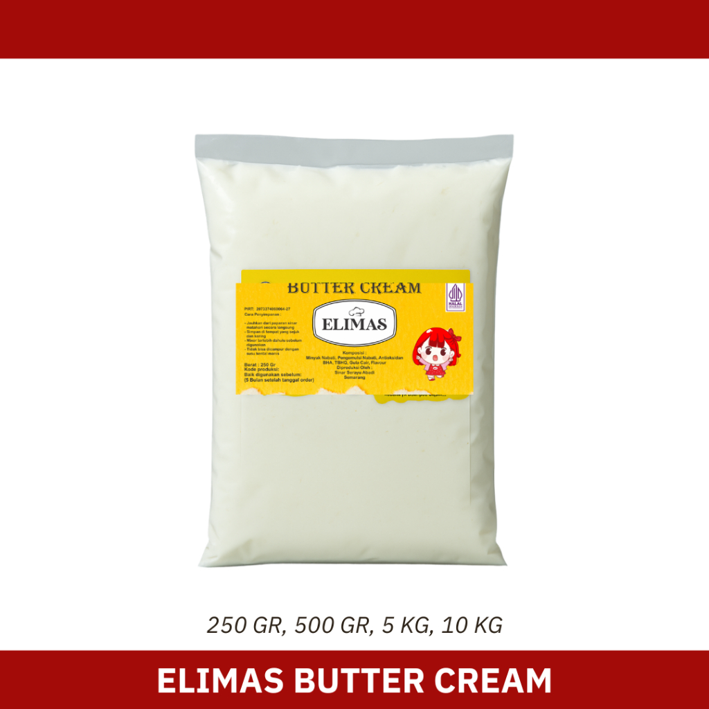 Elimas Butter Cream Instan | sinarserayuabadimulia