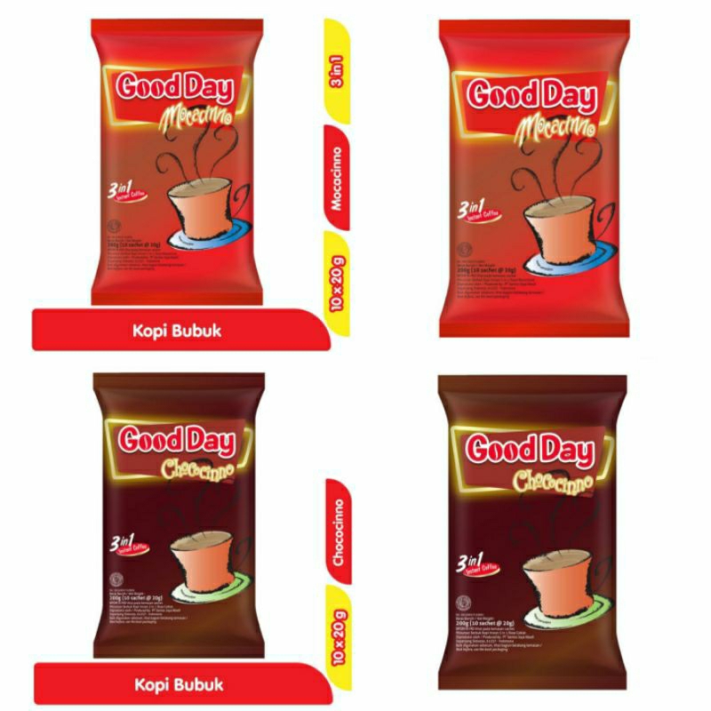

Good Day Kopi Instant 3in1 10 x 20g
