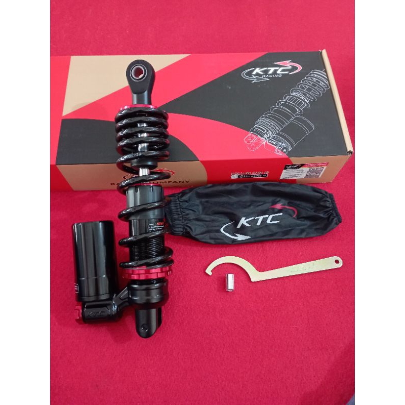 Shock Ktc 300MM Apex Black red Mio Beat Karbu Scoopy Karbu tabung bawah original KTC