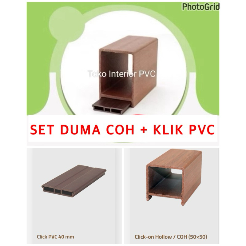 kisi kisi duma WPC duma coh hollow outdoor ready stock