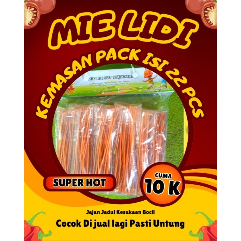 

IDE BISNIS MIE LIDI PACK ISI 22 PCS | BISA COD