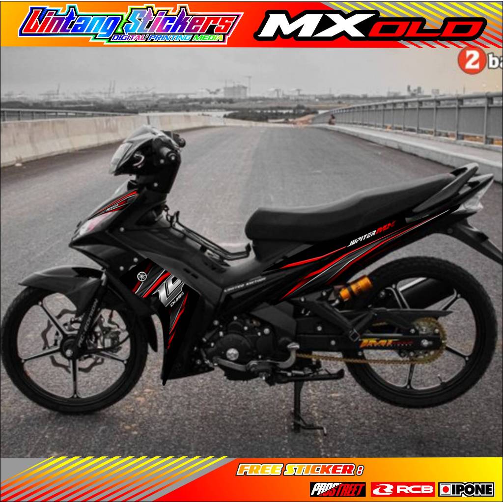STRIPING VARIASI JUPITER MX OLD 135 LC / STICKER LIST MOTOR VARIASI JUPITER MX LAMA 135 LC