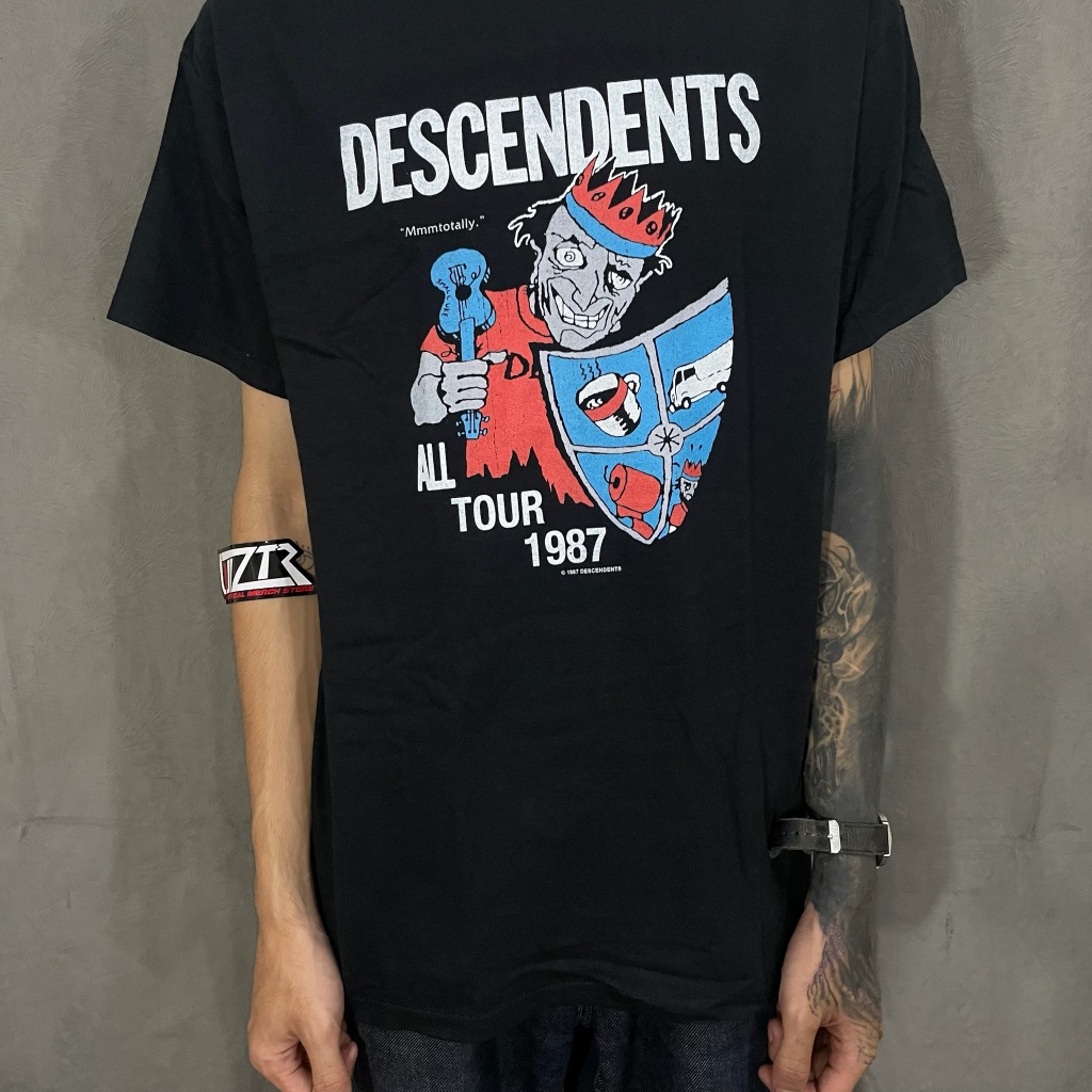 T Shirt Band Official DESCENDENTS - ALL TOUR 87 Original
