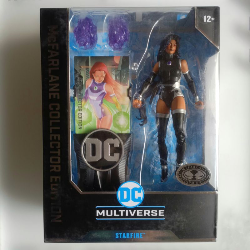 Dc Multiverse Starfire Collector Edition Mcfarlane Platinum