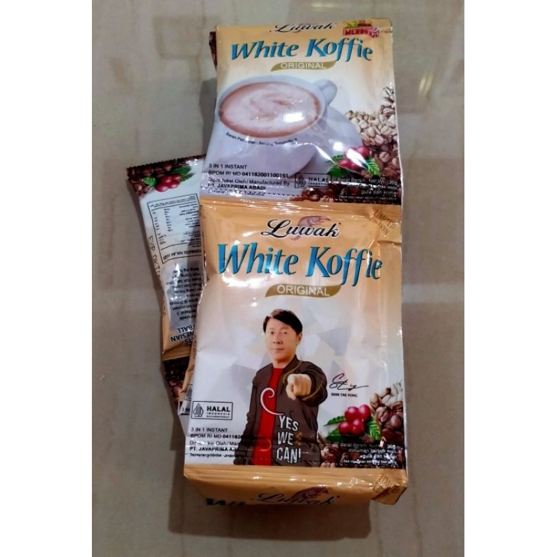 

KOPI LUWAK White Koffie - PAKET ISI 5 SACHET
