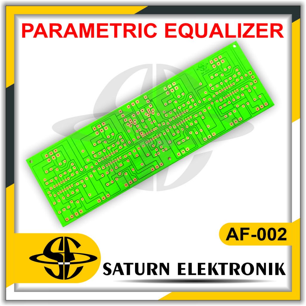 PCB Equalizer Stereo Parametric Paragon AF-002