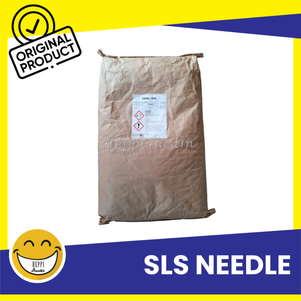 Texapon Needle EMAL 10N SLS Needle Bentuk Jarum Bahan Sabun 1 KG
