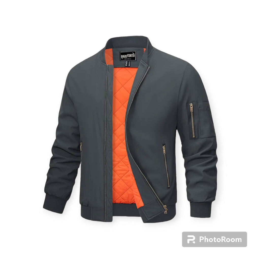 OUTERWEAR BOMBER BASIC PREMIUM / JAKET BOMBER PURING TEBAL MOTIF KOTAK KUILTING/JAKET PRIA BOMBER/JA