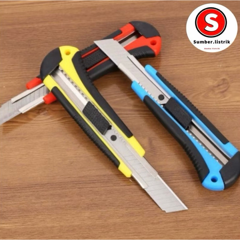 

Pisau Karter /Cutter Utility / Karter Besar Kualitas