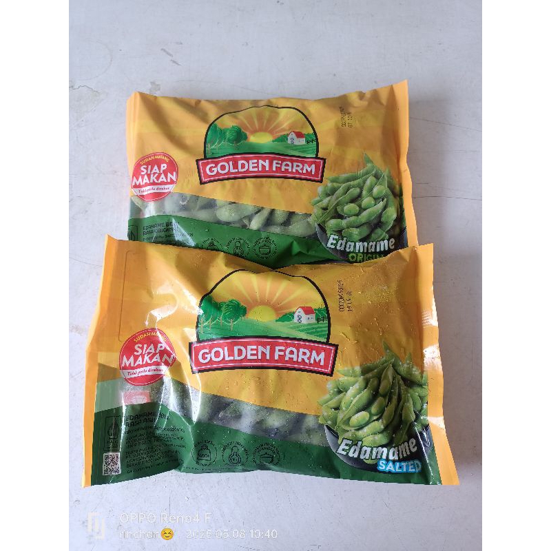 

Golden Farm Edamame original salt 450gr