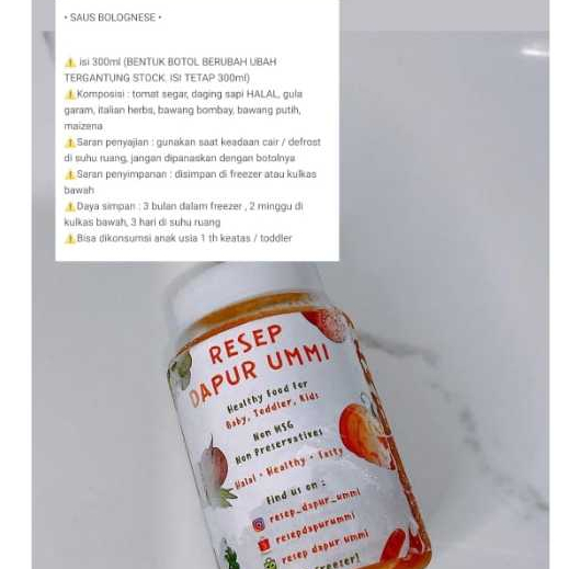 

Bolognese Sauce Resep Dapur Ummi kids friendly
